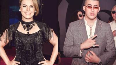 Olga Tañon y Bad Bunny fueron parte del talento que se presentó durante la ceremonia.// Fotos Univision.