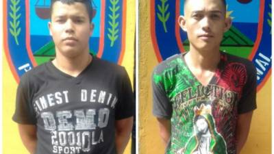 José Apolino Oliva Veliz (18) y Osman Armando Zelaya Carranza (24).