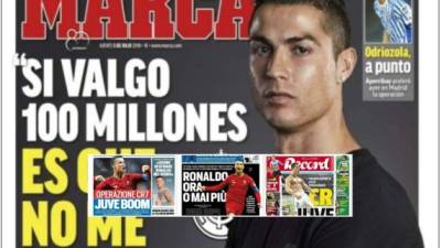 Cristiano ha acaparado las portadas de los medios más grandes del mundo.