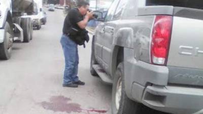 La víctima se conducía en un vehículo tipo pick-up, color gris, con número de placa PCJ 9354.