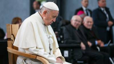 El Papa Francisco declinó comentar las acusaciones sobre el caso del cardenal McCarrick./AFP.
