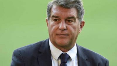 Joan Laporta, presidente del FC Barcelona. Foto AFP.