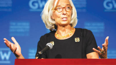 Christine Lagarde, directora gerente del FMI.