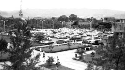 Foto panorámica de la Unah, ahora conocida como Ciudad Universitaria. Foto: biblioteca virtual letras de Honduras.