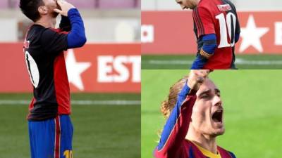 Lionel Messi ha causado revuelo luego de que este domingo hizo un espectacular homenaje en honor a Diego Armando Maradona en la goleada de 4-0 del Barcelona ante Osasuna en el Camp Nou. Fotos AFP y EFE.