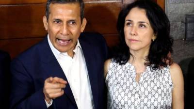Humala y su esposa, Nadine, cumplieron 9 meses de prisión preventiva en una cárcel de Lima./AFP archivo.