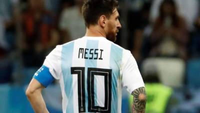 Messi sigue sin marcar gol en este Mundial de Rusia 2018 y Argentina está cerca de quedar eliminado. Foto EFE