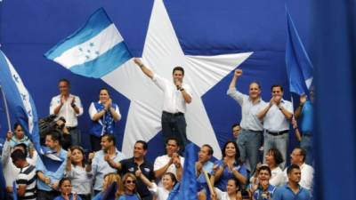 Una reunión política del Partido Nacional de Honduras. Foto referencial.