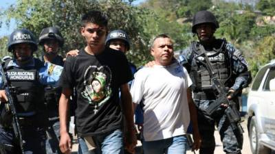Melvin Omar Pineda Jiménez y José Paz Benítez fueron aprehendidos la mañana de ayer, según la Policía.