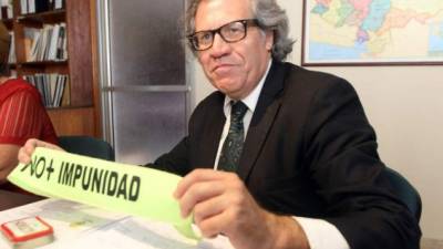 Almagro se mostró complacido por el trabajo de la Maccih en Honduras.