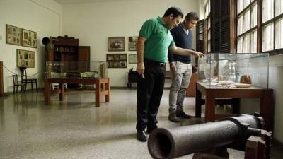 Sampedranos visitan con mayor frecuencia el Museo de Antropología e Historia. Entre sus atractivos están las piezas prehistóricas que se conservan en el lugar. Foto: Wendell Escoto.