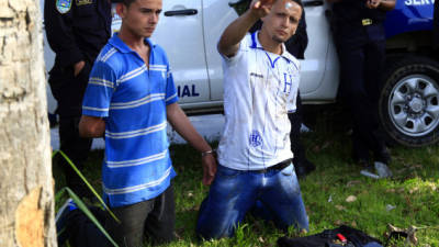 Los dos hombres fueron detenidos tras ser perseguidos por policías.