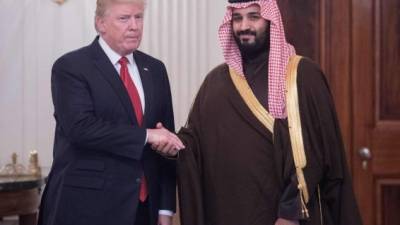 Encuentro de Trump con el príncipe saudita el pasado 14 de marzo. El evento oficial está programado para el próximo martes 20.