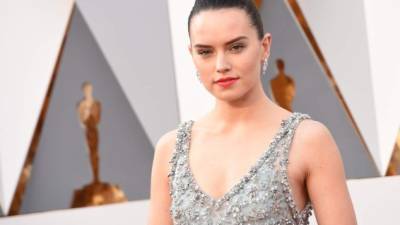 La bella actriz británica Daisy Ridley. Foto: AFP.