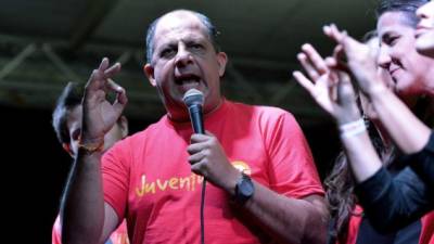 El candidato Luis Guillermo Solís realizó una campaña electoral sin contrincante.