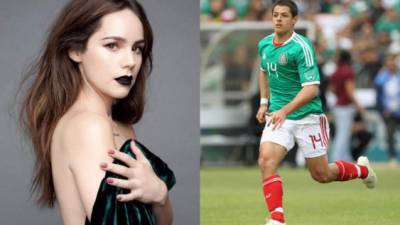 La actriz Camila Sodi y el futbolista Javier Hernández 'Chicharito'.