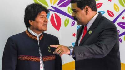 Maduro salió en defensa de su amigo y aliado, Evo Morales, denunciando un golpe de Estado tras la renuncia del mandatario en Bolivia./AFP.
