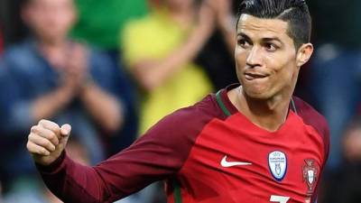 Cristiano Ronaldo sigue sumando números con la selección de Portugal. Foto AFP