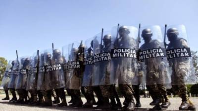 La Policía Militar, rama de las Fuerzas Armadas, cuenta con 4,000 miembros. Foto: Andro Rodríguez