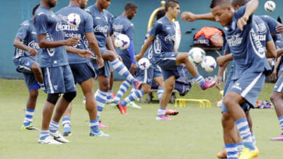 Los seleccionados hondureño han realizado un entrenamiento a puerta cerrada en Fort Lauderdale.
