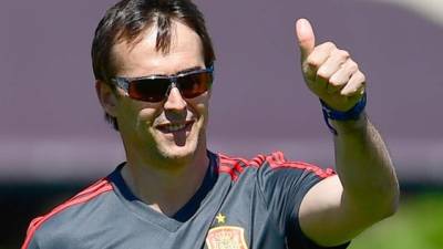 El seleccionador español, Julen Lopetegui. AFP