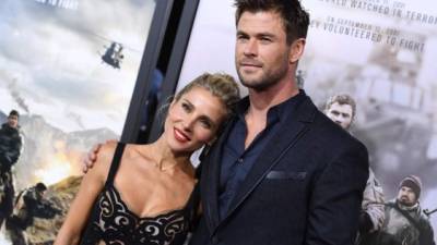 Elsa Pataky y Chris Hemsworth en una foto de archivo.