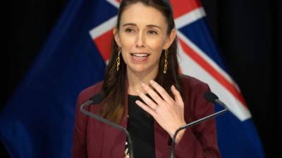 La primer ministra de Nueva Zelanda, Jacinda Ardern, ha sido reconocida internacionalmente por su exitosa gestión de la pandemia de coronavirus./AFP.