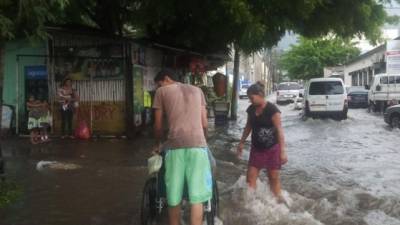 En uno y dos avenidas en la tres calle de San Pedro Sula.