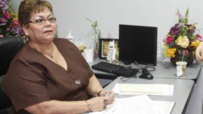 Ada Muñoz, exjefa de Control de Ingresos de la Municipalidad de San Pedro Sula.