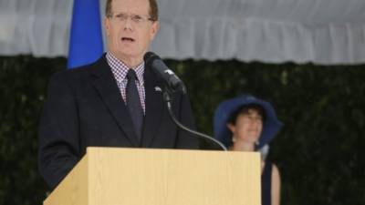 James Nealon. Embajador de Estados Unidos en Honduras. Foto archivo.