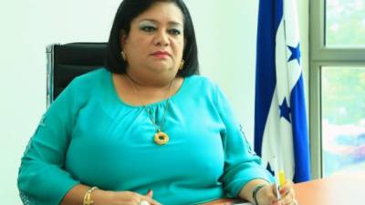 La abogada Blanca López, coordinadora del Tribunal de Sentencia de San Pedro Sula. Foto: Jordan Perdomo