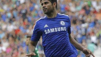 Diego Costa ya marcó con la camisa del Chelsea.