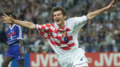 Davor Suker es el máximo goleador en la historia del fútbol de Croacia.
