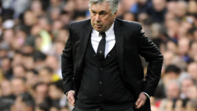 Carlo Ancelotti, en el partido frente al Elche.