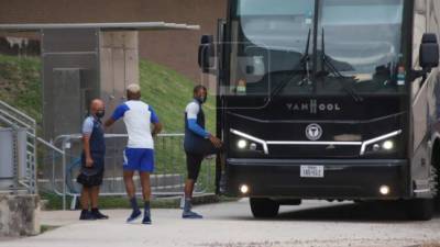 Honduras no pudo realizar sus entrenamientos en la Universidad de Houston. Foto Karla López.