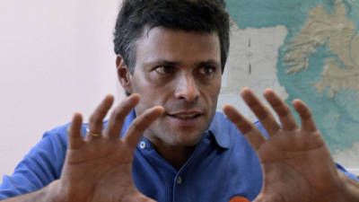 Leopoldo López, el opositor venezolano en la mira del gobierno.