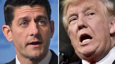 El líder republicano Paul Ryan retiró su respaldo al candidato republicano, Donald Trump.