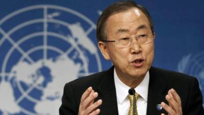 Ban Ki-moon, secretario general de la ONU.