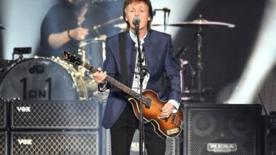 El cantante inglés Paul McCartney.