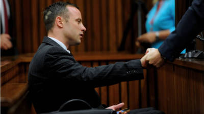 Oscar Pistorius durante su juicio.