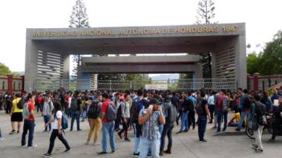 Así lucia la Ciudad Universitaria el pasado jueves 2 de agosto, en medio de la toma de las instalaciones.