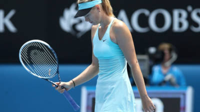 Maria Sharapova no pudo con la eslovaca Dominika Cibulkova.