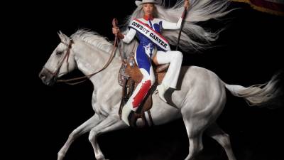 Foto de portada del nuevo álbum de Beyonce “Cowboy Carter”.
