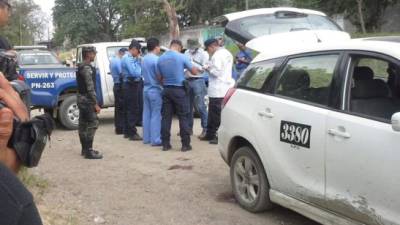 La víctima conducía el taxi número 3380.