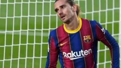 Griezmann podría salir del Barcelona y volver al Atlético de Madrid. Foto AFP.