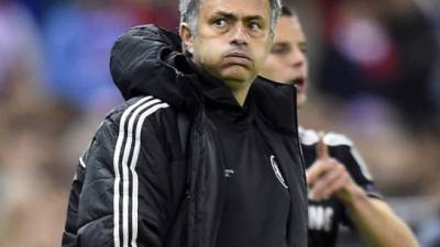 José Mourinho, en el partido frente al Atlético de Madrid.