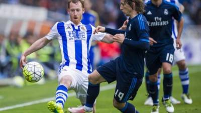 El Real Madrid logró ganar 0-1 a la Real Sociedad en Anoeta.