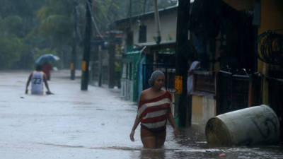 Las fuertes tormentas en Puerto Cortés han provocado que muchos barrios y colonias sufran inundaciones.