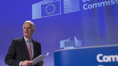 El negociador jefe de la Comisión Europea para el “brexit”, Michel Barnier. Foto.EFE