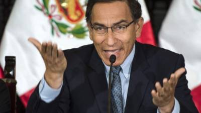 El presidente peruano Martín Vizcarra enfrenta la furia del fujimorismo tras la detención de Keiko./AFP.